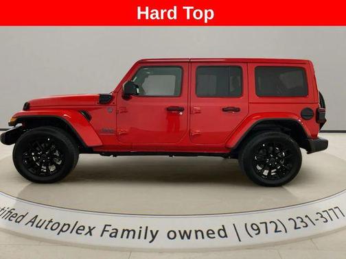 Firecracker Red Clearcoat 2025 Jeep Wrangler 4xe Sahara
