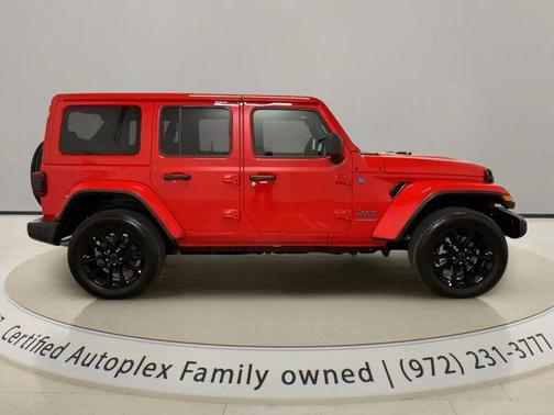 Firecracker Red Clearcoat 2025 Jeep Wrangler 4xe Sahara