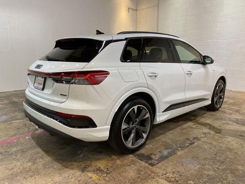 Glacier White 2025 Audi Q4 e-tron Premium Plus 55 quattro