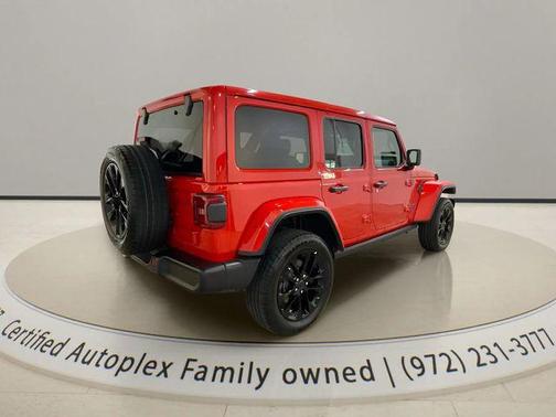 Firecracker Red Clearcoat 2025 Jeep Wrangler 4xe Sahara