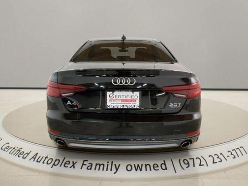 Brilliant Black 2018 Audi A4 2.0T Premium Plus
