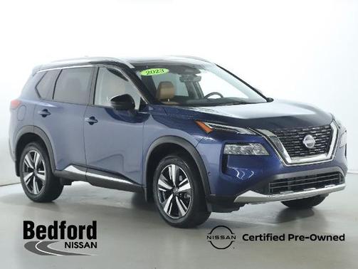 2 Tone Blue / Black 2023 Nissan Rogue Platinum