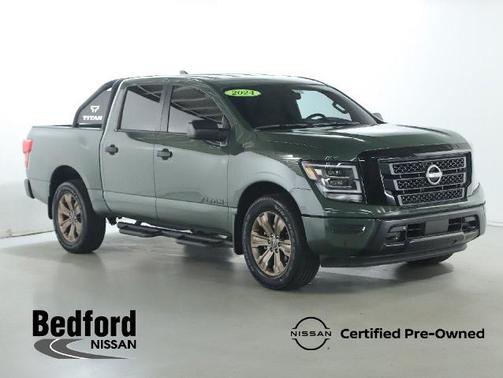 Tactical Green Metallic 2024 Nissan Titan SV