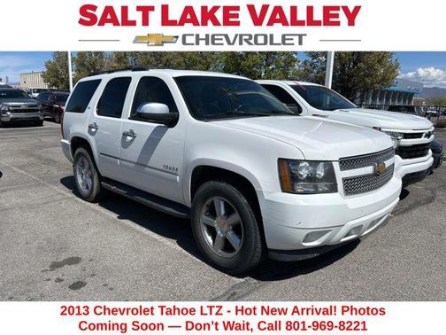 Summit White 2013 Chevrolet Tahoe LTZ