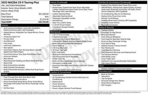 2023 Mazda CX-9 Touring
