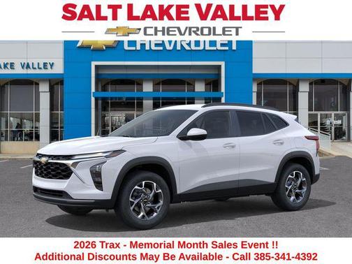 Summit White 2026 Chevrolet Trax LT