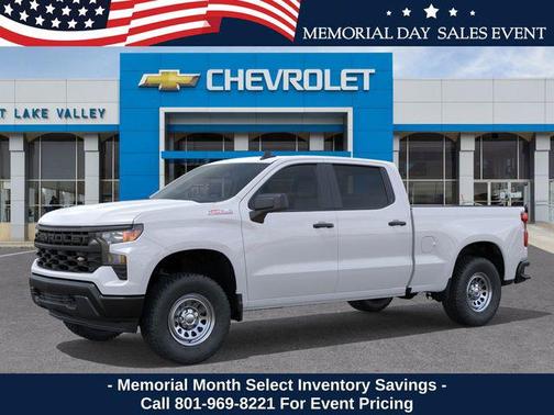 Summit White 2026 Chevrolet Silverado 1500 WT