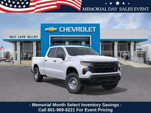 Summit White 2026 Chevrolet Silverado 1500 WT