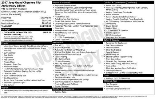 2017 Jeep Grand Cherokee Limited