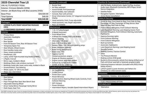 2025 Chevrolet Trax LS