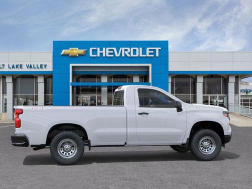 Summit White 2026 Chevrolet Silverado 1500 WT