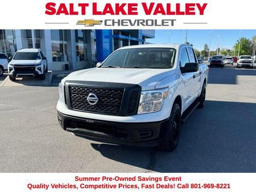 Glacier White 2017 Nissan Titan S