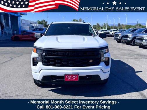 Summit White 2023 Chevrolet Silverado 1500 Custom