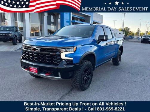 Glacier Blue Metallic 2024 Chevrolet Silverado 1500 ZR2