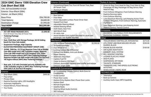 2024 GMC Sierra 1500 Elevation