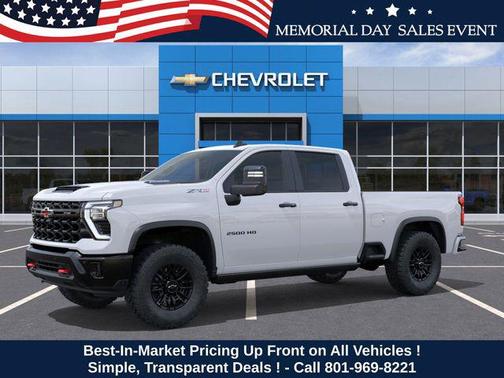 Summit White 2026 Chevrolet Silverado 2500 Crew Cab, Standard Bed, XR2, 4WD