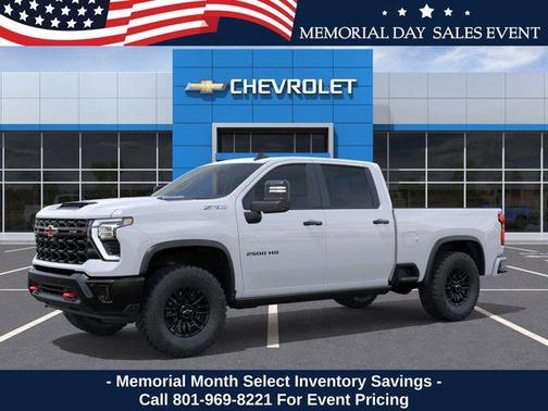 Summit White 2026 Chevrolet Silverado 2500 Crew Cab, Standard Bed, XR2, 4WD