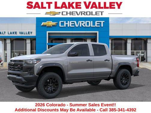 Sterling Gray Metallic 2026 Chevrolet Colorado Trail Boss