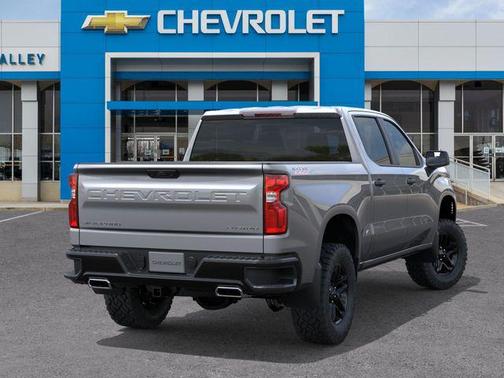 Sterling Gray Metallic 2026 Chevrolet Silverado 1500 Custom Trail Boss