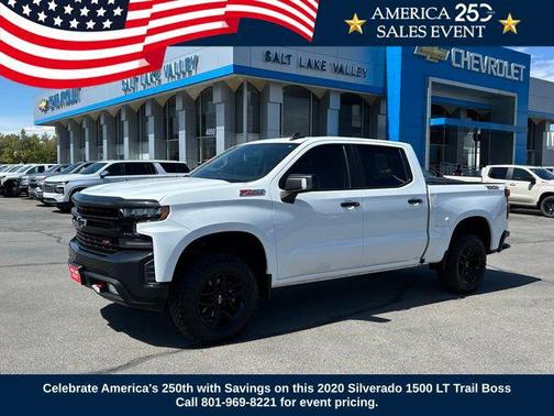 Summit White 2020 Chevrolet Silverado 1500 LT Trail Boss