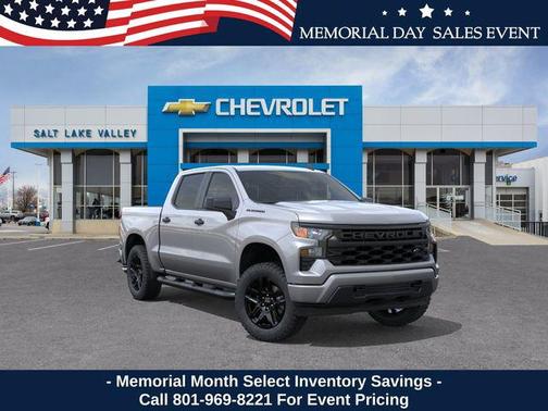 Sterling Gray Metallic 2026 Chevrolet Silverado 1500 Custom
