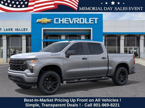 Sterling Gray Metallic 2026 Chevrolet Silverado 1500 Custom