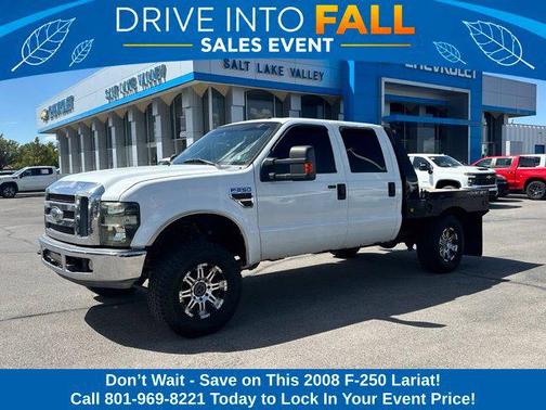 Oxford White Clearcoat 2008 Ford F-250 Lariat