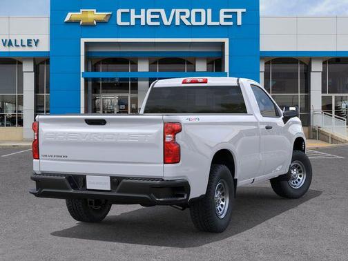 Summit White 2026 Chevrolet Silverado 1500 WT