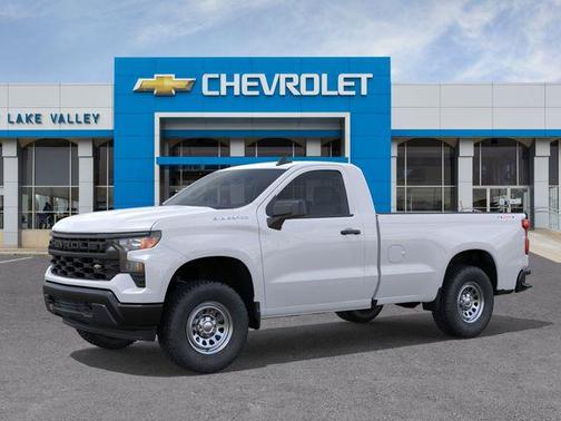 Summit White 2026 Chevrolet Silverado 1500 WT