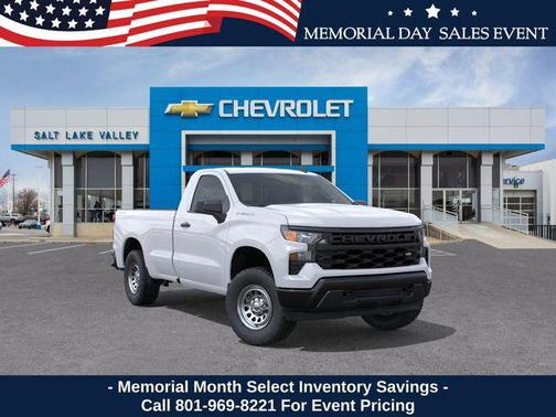 Summit White 2026 Chevrolet Silverado 1500 WT