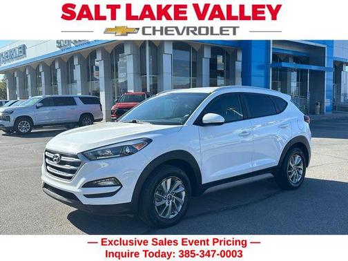 Dazzling White 2018 Hyundai TUCSON SEL Plus