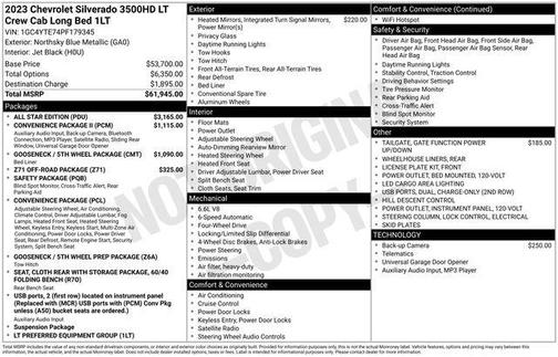 2023 Chevrolet Silverado 3500 LT