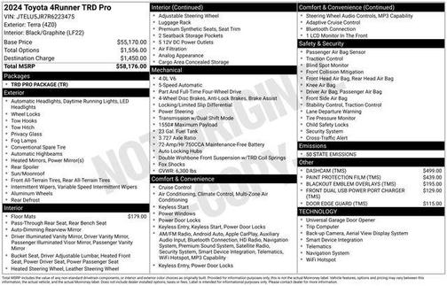 2024 Toyota 4Runner TRD Pro