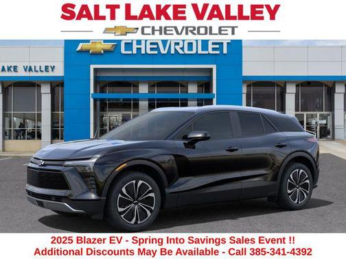 Black 2025 Chevrolet Blazer EV eAWD LT