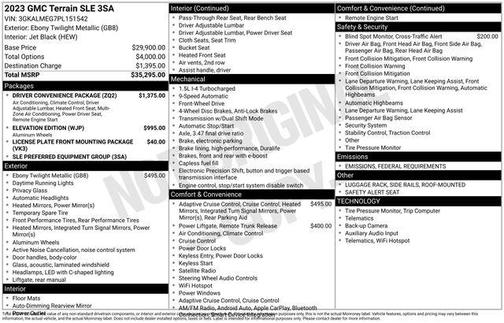 2023 GMC Terrain SLE