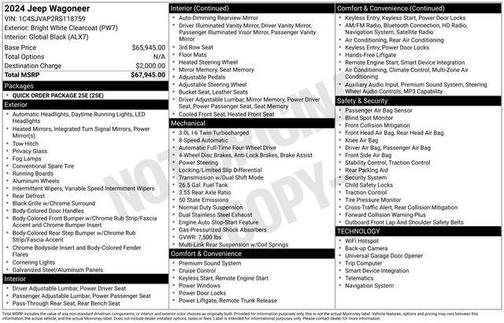 2024 Jeep Wagoneer Series I 4x4