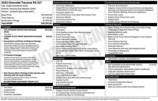 2023 Chevrolet Traverse RS