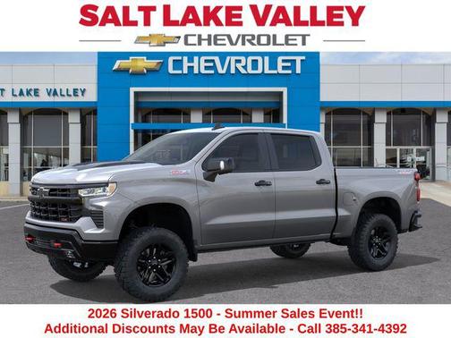 Sterling Gray Metallic 2026 Chevrolet Silverado 1500 LT Trail Boss