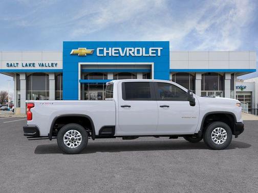 Summit White 2026 Chevrolet Silverado 2500 Crew Cab, Standard Bed, WT, 4WD