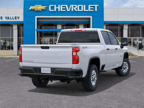 Summit White 2026 Chevrolet Silverado 2500 Crew Cab, Standard Bed, WT, 4WD