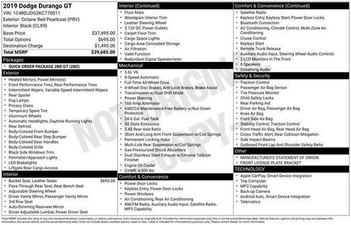 2019 Dodge Durango GT