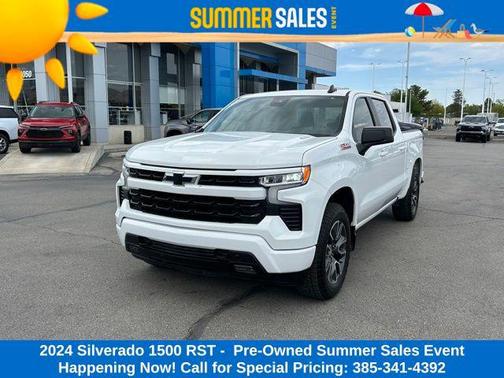 Summit White 2024 Chevrolet Silverado 1500 RST