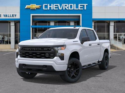 Summit White 2026 Chevrolet Silverado 1500 Custom