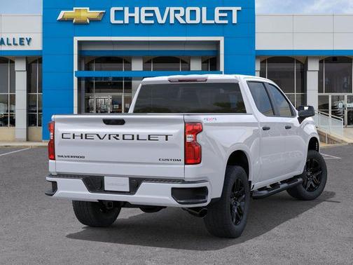Summit White 2026 Chevrolet Silverado 1500 Custom