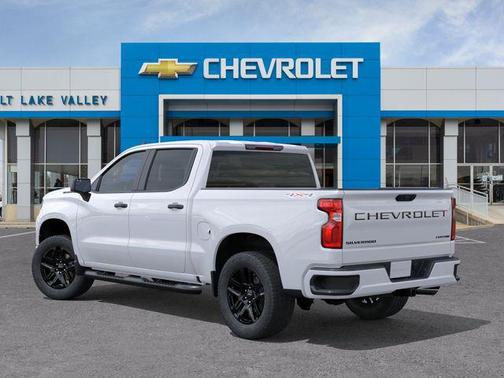 Summit White 2026 Chevrolet Silverado 1500 Custom