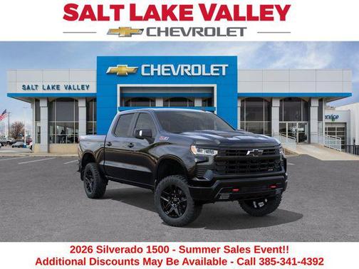 Black 2026 Chevrolet Silverado 1500 LT Trail Boss