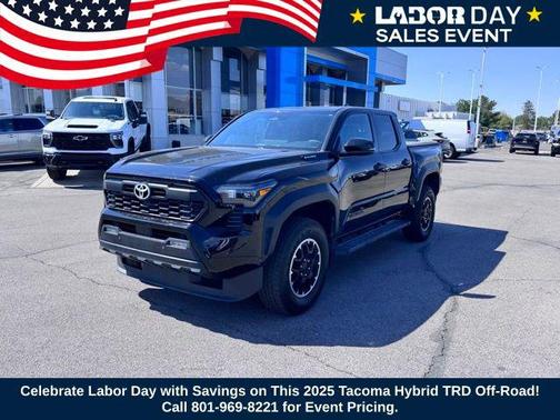 Black 2025 Toyota Tacoma Hybrid TRD Off Road