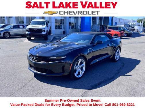 Black 2023 Chevrolet Camaro RWD Convertible LT1