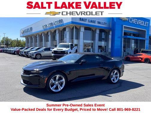 Black 2023 Chevrolet Camaro RWD Convertible LT1