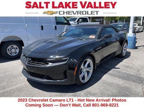 Black 2023 Chevrolet Camaro RWD Convertible LT1